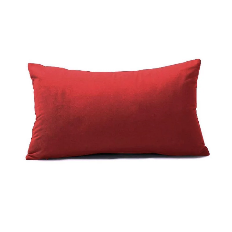 Cojín Almohada Tela 70x50 Rojo
