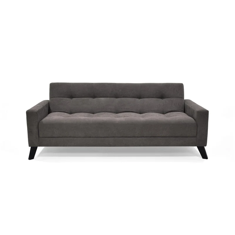 Sofá Cama Sahara Reclinable 3 Posiciones 206x90x82 Tela Gris