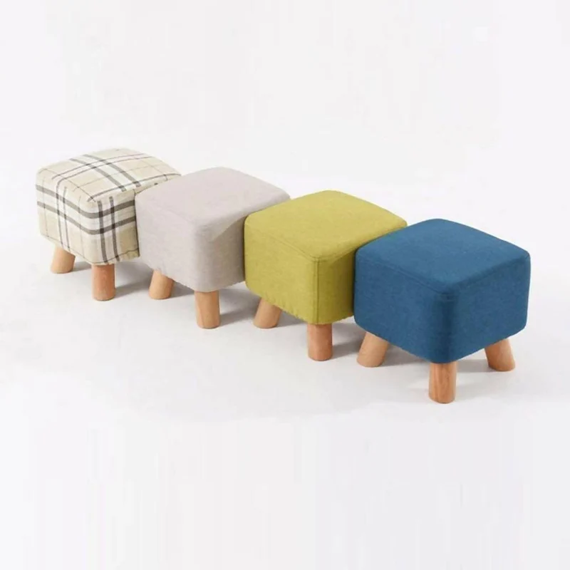 Puff Auxiliar Butaco Cuadrado Descansapies Banzay Beige