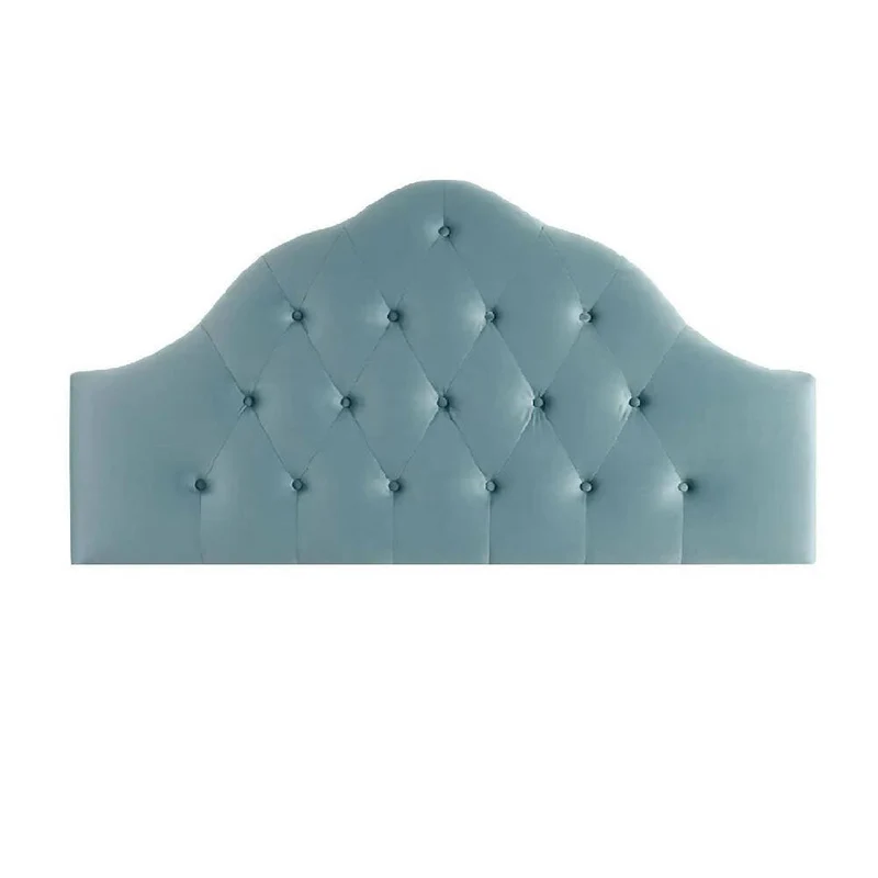 Cabecero para Base Cama Doble Mónaco Azul Claro