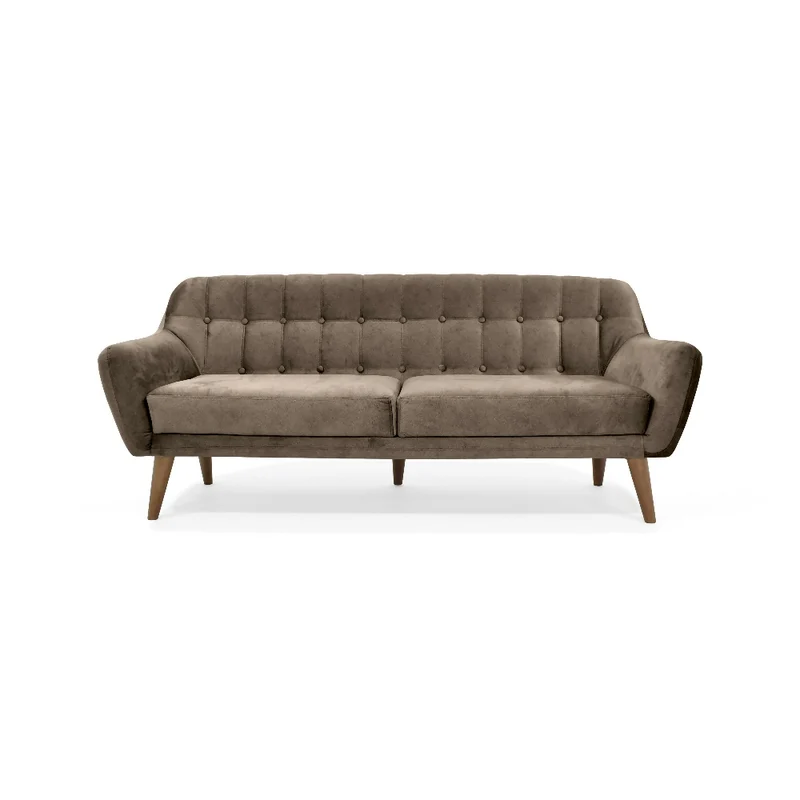 Sofá Roma 194x82x78 Tela Taupe