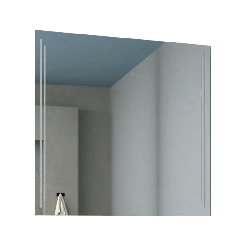 Espejo Toronto, Rectangular con Diseño en Sandblasting
