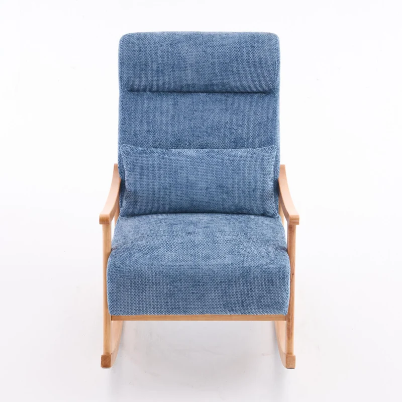 Mecedora Annie Chenille Azul