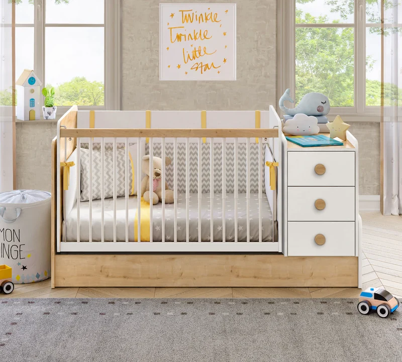Natura Baby Cura del bambino in crescita (altalena e tavolo) (70x115-70x160 cm)