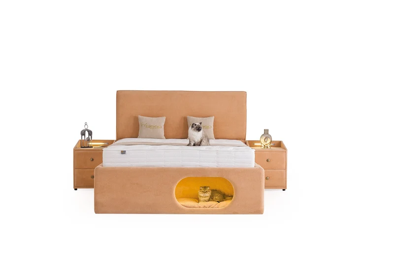Letto Matrimoniale Petra con Cuccia Integrata