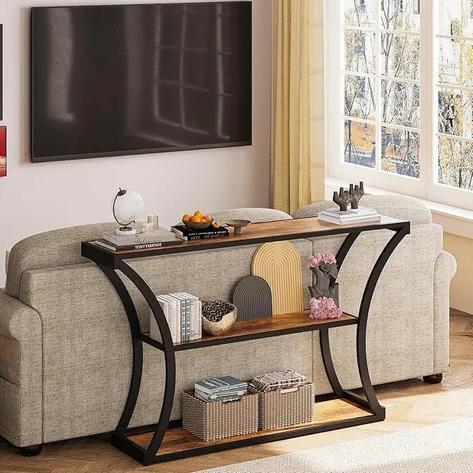 Simple Wisdom Credenza 120CM – Mesa de Entrada Minimalista con 2 Cajones, Ideal para Recibidor, Pasillos y Salones