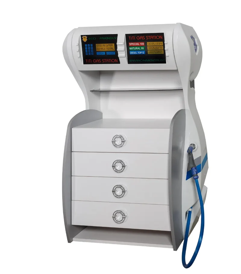 Police Cassettiera Gas Station Cameretta Bambini