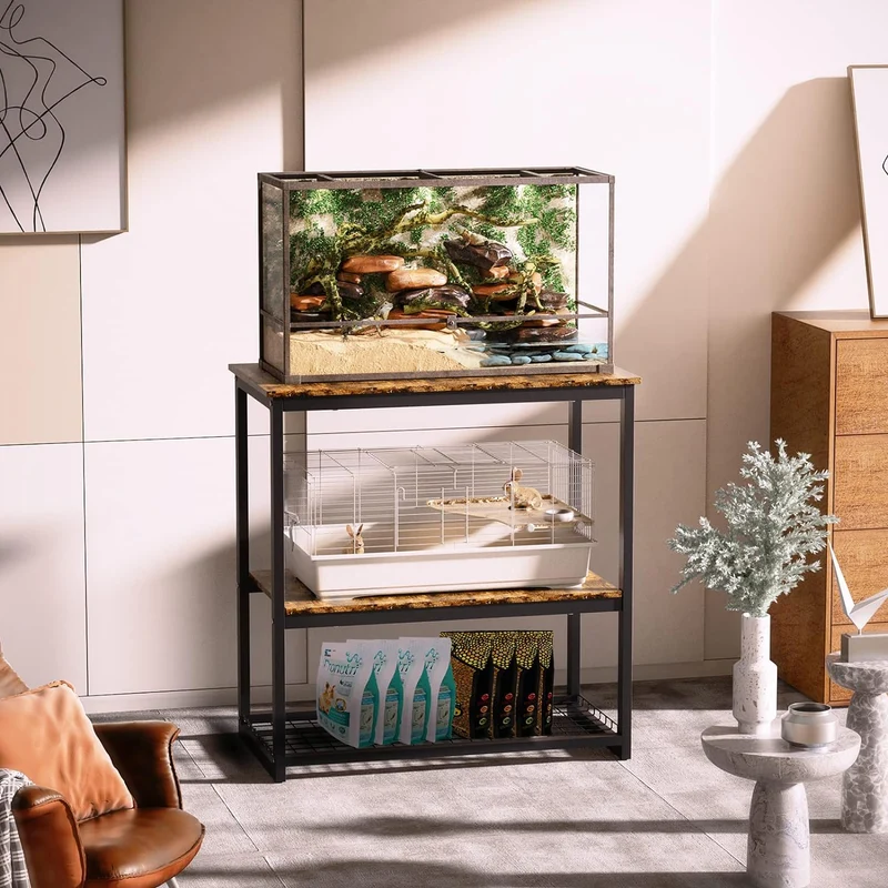 Soporte para Pecera, Estante para Acuario, Soporta Acuarios de 10/20 Galones hasta 800 lbs, 29.53" L x 15.75" W x 30.71" H