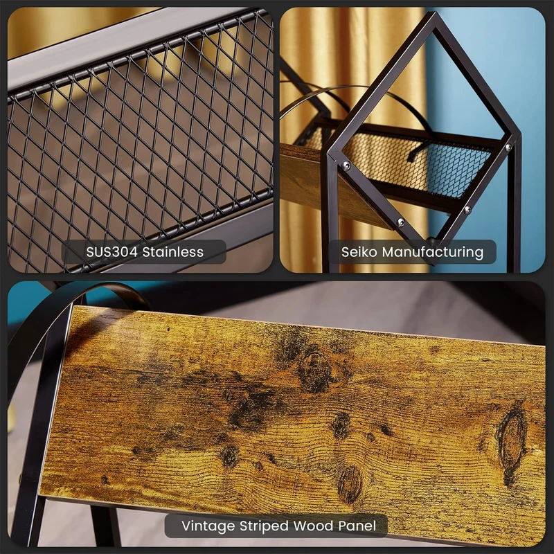 Estantería para Vinilos, Soporte para Discos de Vinil, Rack de 2 Niveles para Álbumes, Almacenamiento para 170-220 LP, Exhibidor de Discos de Vinil