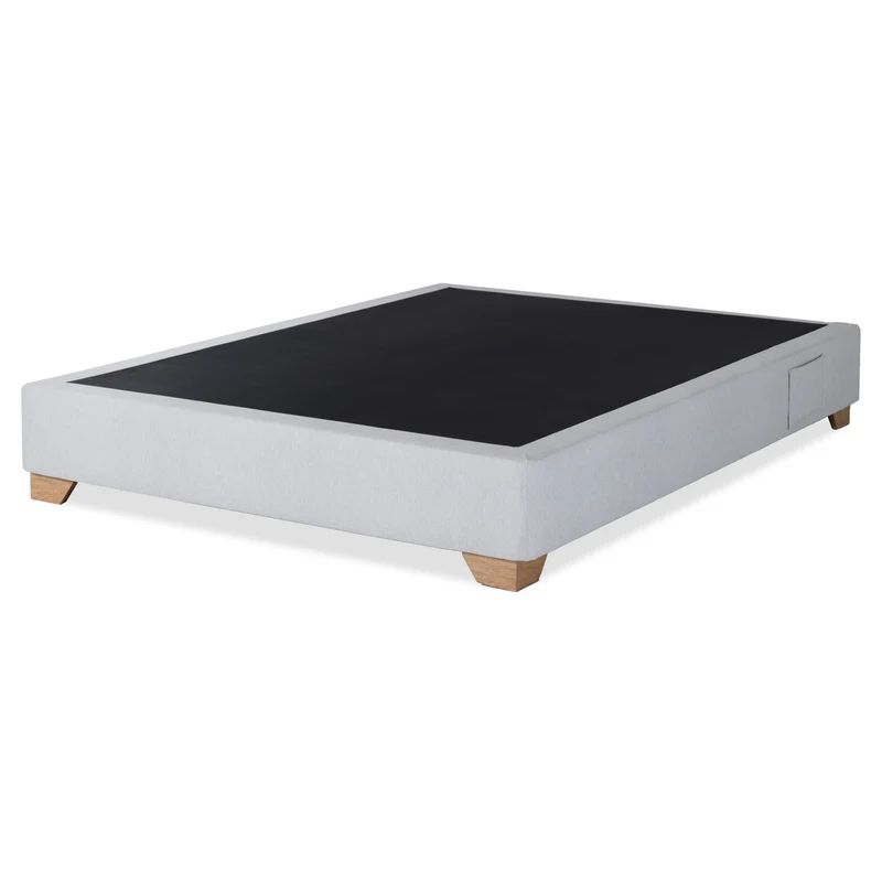 Base Cama Queen Taylor Eurolino Plata Par