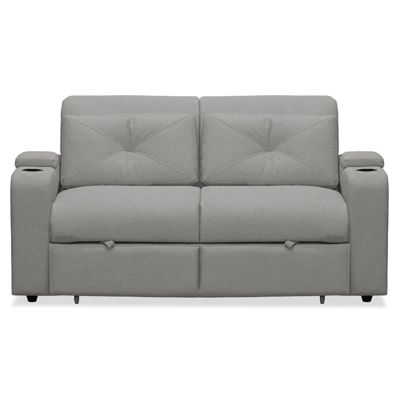 Sofá Cama Boston Eurolino Bali Gris Claro