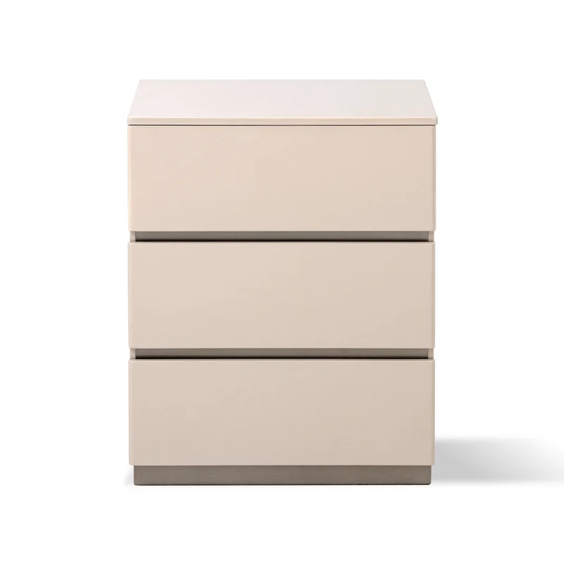Mesa de Noche Harrison Latte, Taupe Perla