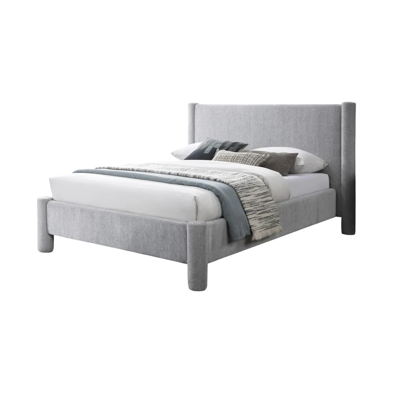 Cama Doble Colin Gris