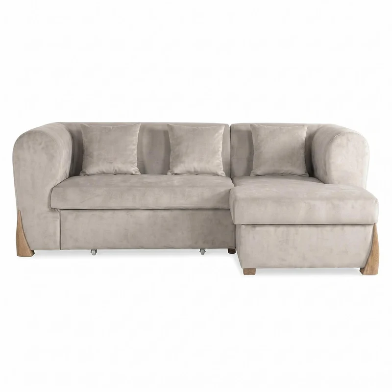 Sala Cama Bell Impetu Beige, Natural Orientación Derecha