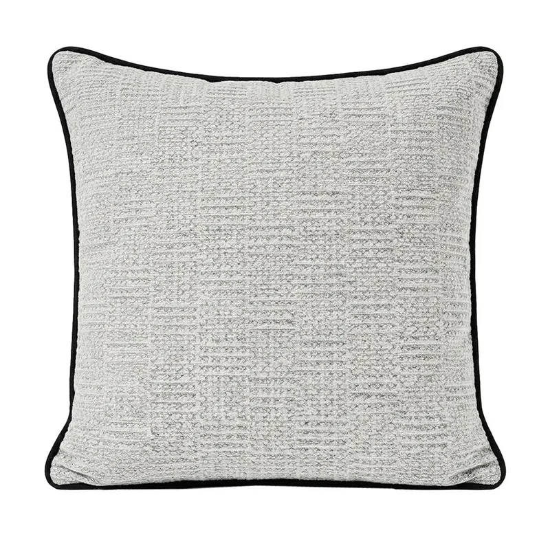 Cojín 45X45 Passport Plata Con Embone