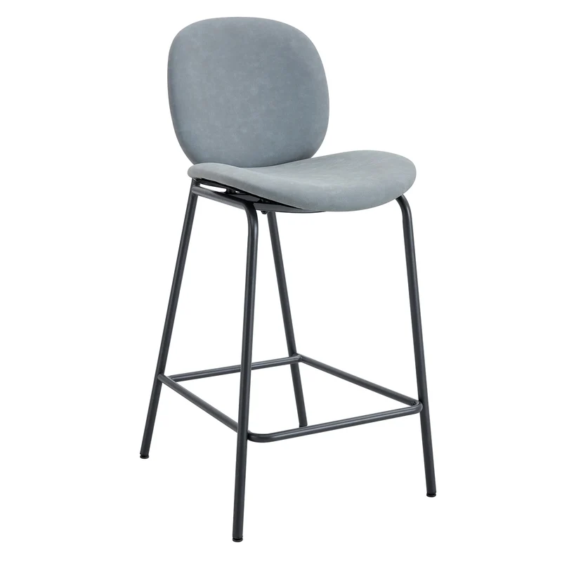 Set X2 Silla Bar Blas Natural Gris, Gris Oscuro