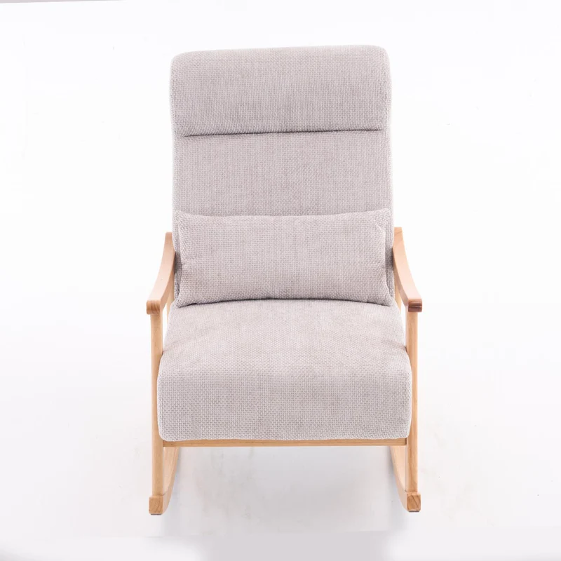 Mecedora Annie Chenille Beige