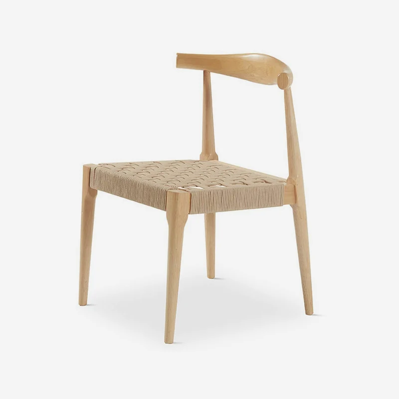 Chair in beige wood