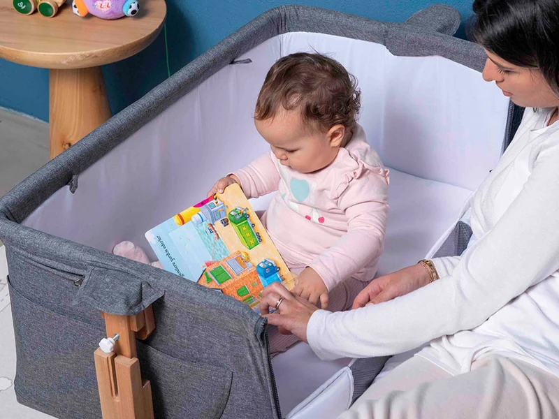 Culla Co-Sleeping a Dondolo (Materasso Incluso)