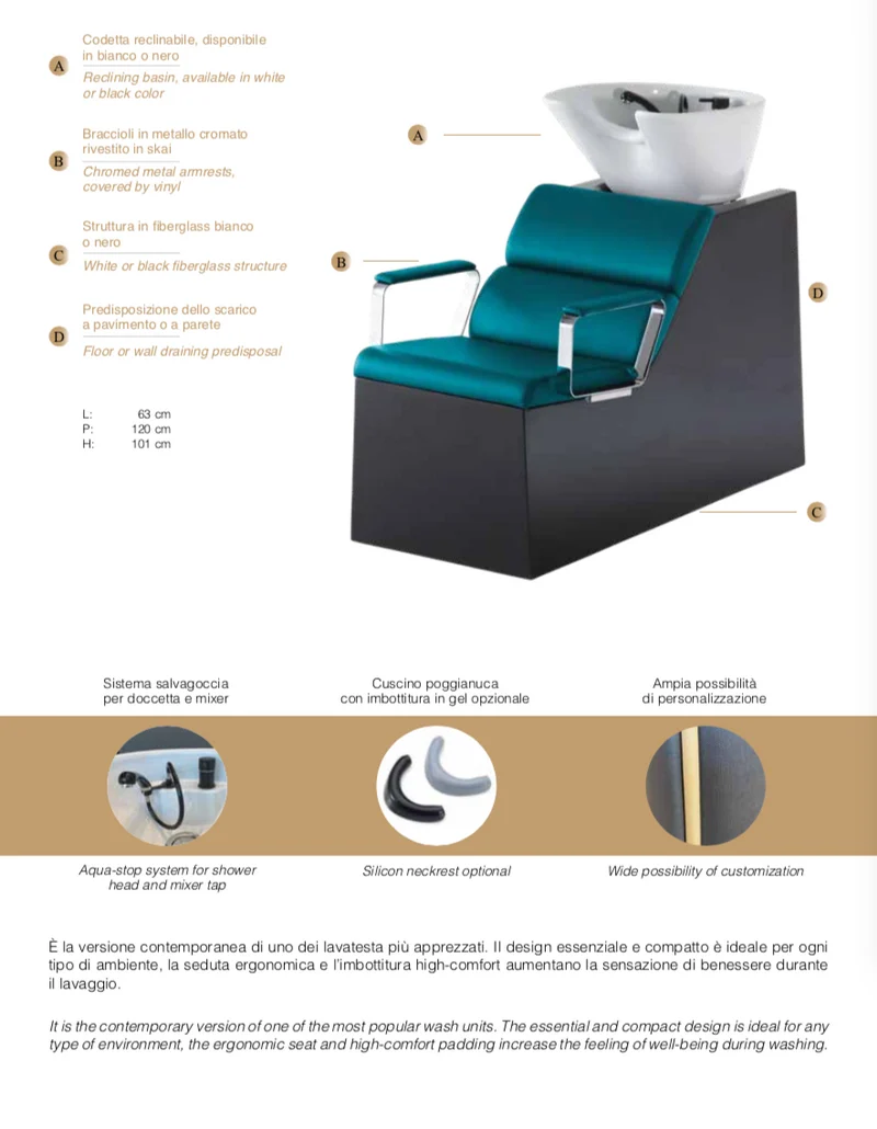 Takara Belmont Rückwärtswaschanlage Swash Adria