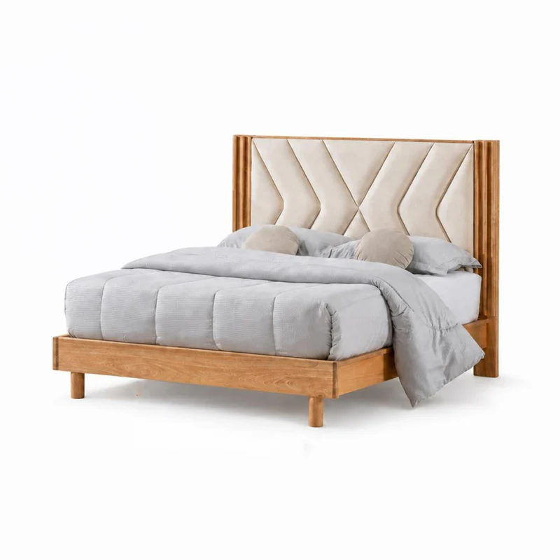 Cama 1.00 Artemisa Natural, Marfil