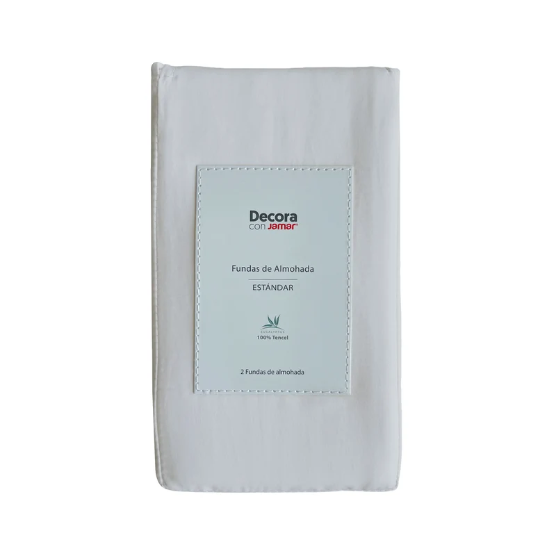 Funda Almohada Gris Vio 49X69Cm 100% Tencel