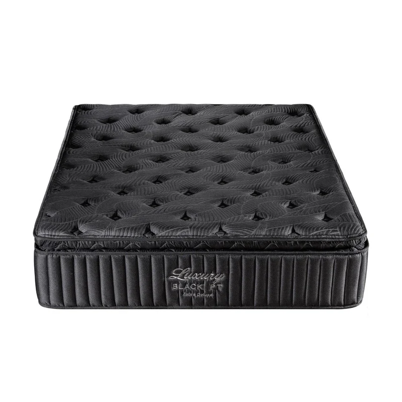 Colchón Queen Luxury Black Pillow Top
