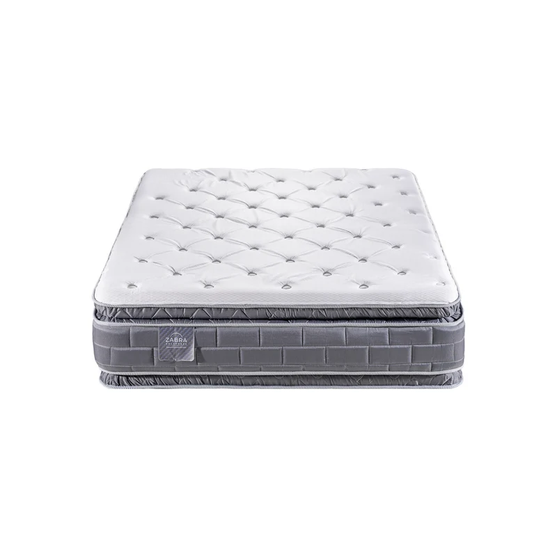Colchón Doble Aurora Gris Doble Pillow Top (Garantía 15 Años)