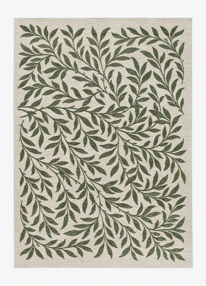 Lua 3103 rug in floral style, green