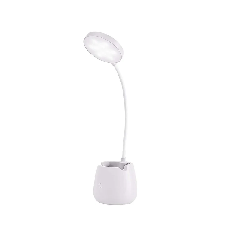 Lampara De Mesa 11X15 Led Deka Blanco