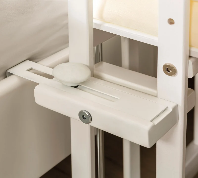 Culla Serenity 50x90 Cm Dondolante Con Ruote, Adatta Da 0 A 6 Mesi