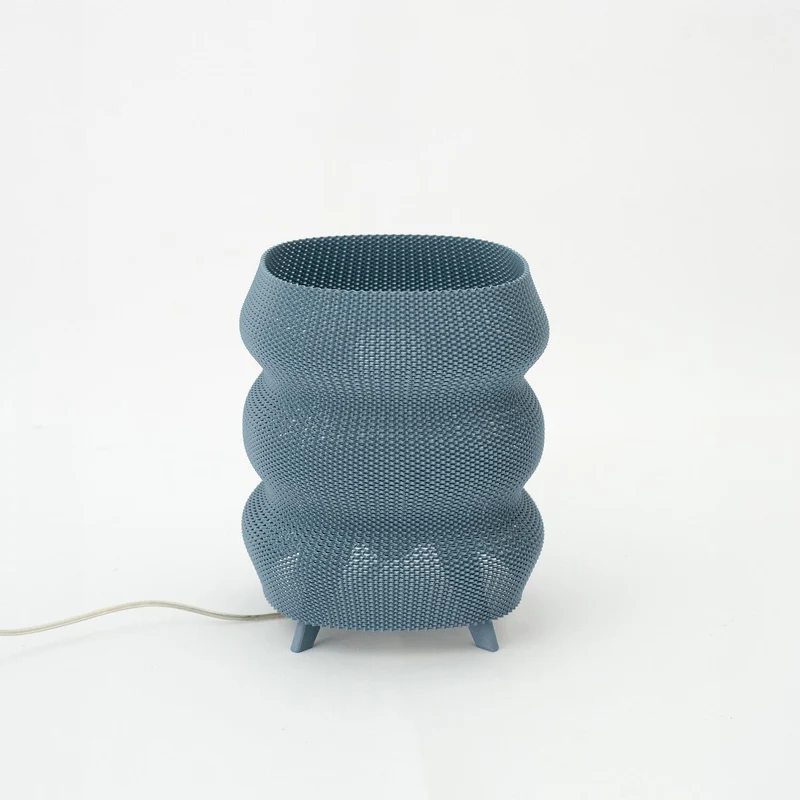 Lampara De Mesa 23X19Cm Alegria Azul Apagado