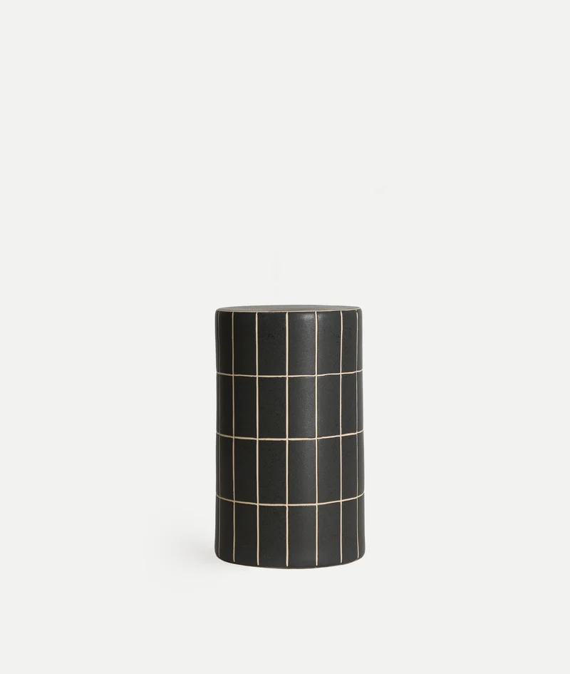 Tank Contemporary Style Side Table
