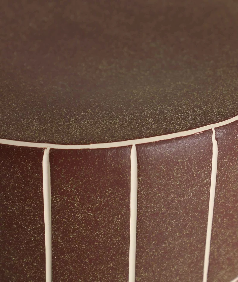 Tank Contemporary Style Side Table