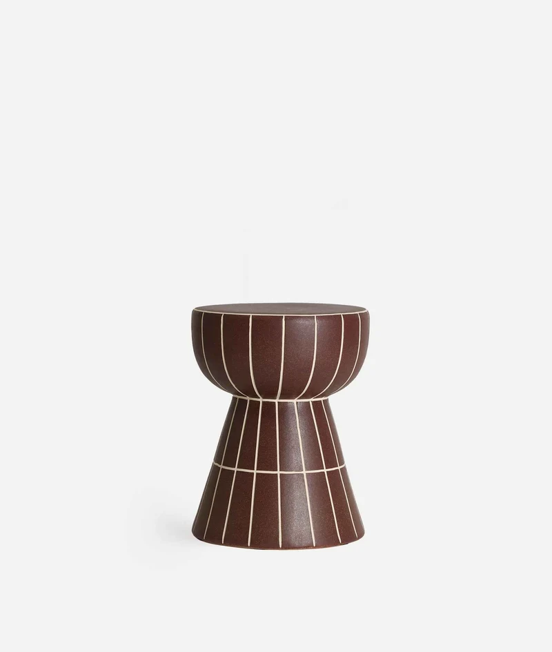 Tank Contemporary Style Side Table