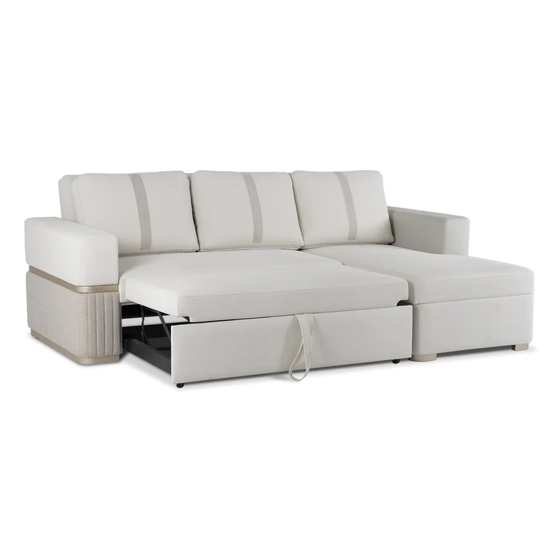 Sala Cama Dior Eurolino Blanco, Champaña Lado Der Brazo Desmontable