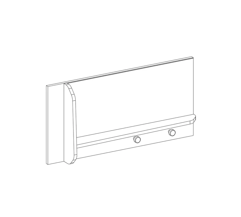 Specchio Da Parete Trio Con Mensola, Design Elegante 80x39 Cm, Versatile Orizzontale/Verticale