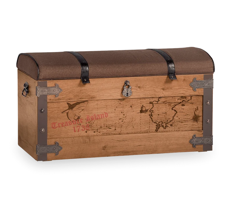 Baule Pirate con Seduta Imbottita