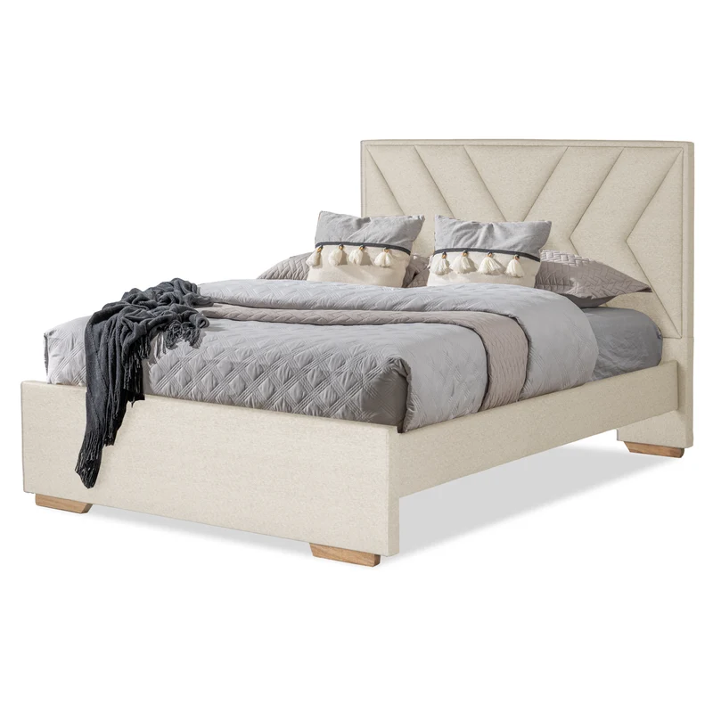 Cama King Vallarta Eurolino Marfil