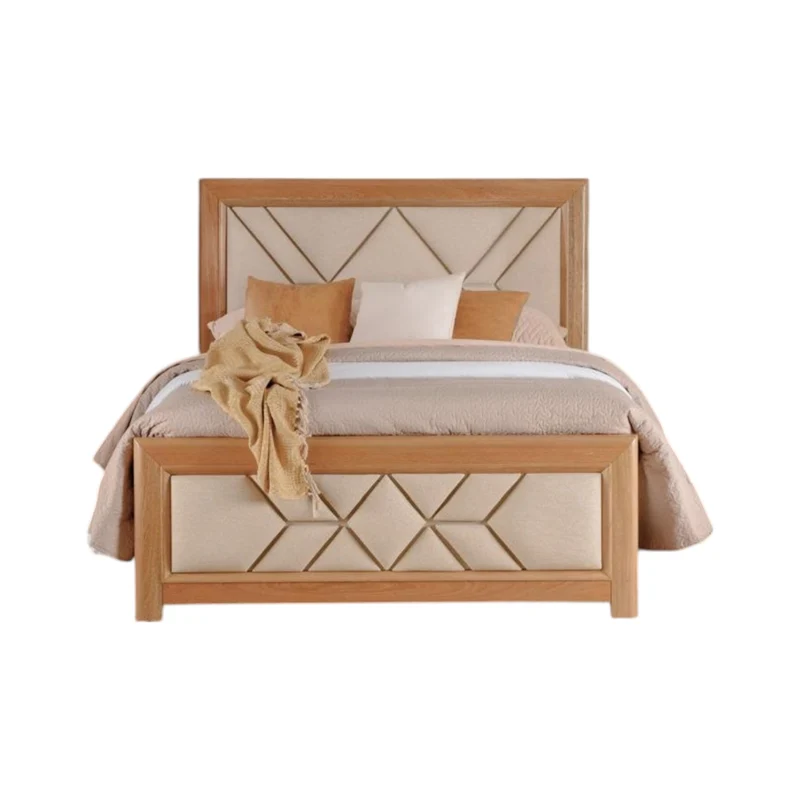 Cama King Marriot Beige, Natural