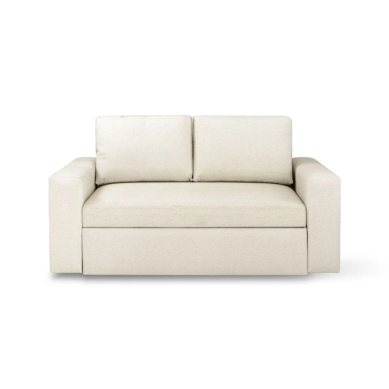 Sofá Cama Sevilla Eurolino Vitore Blanco, Nutural