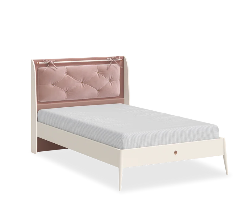 Letto Elegance 120x200 cm Con Testiera Sospesa, Struttura Elegante e Comfort Ottimale
