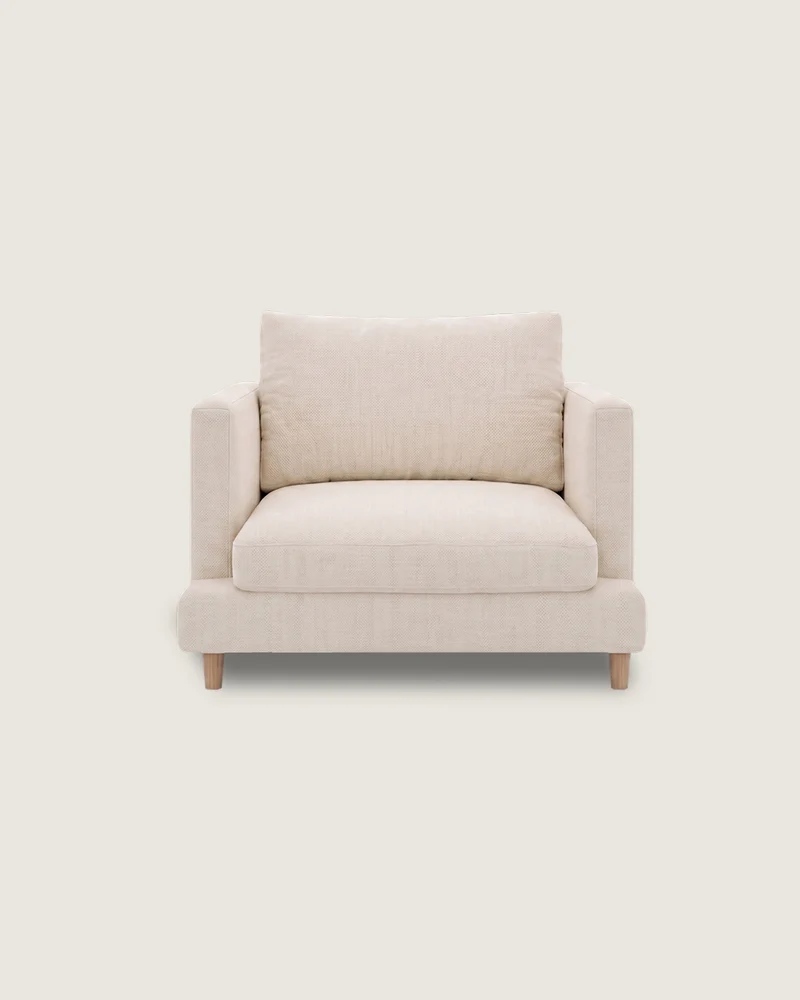 Delos Armchair in fabric (upholstered)