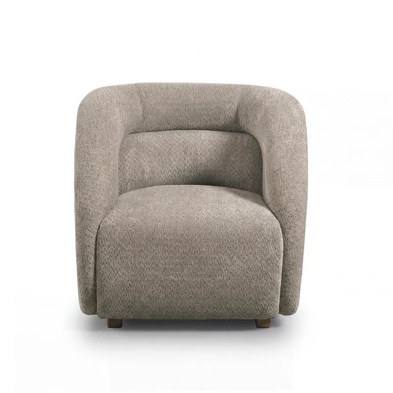 Poltrona Vitta Boucle Dotty Mocca, Natural