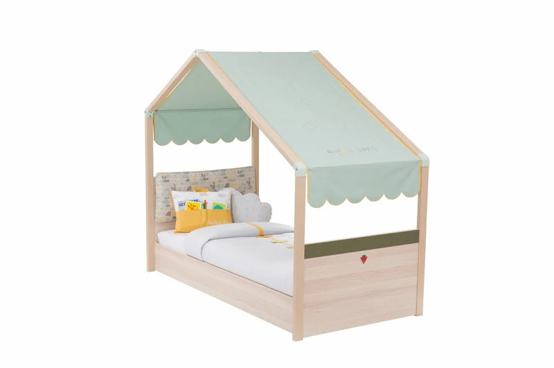Letto Montessori In Legno 90x200 Cm Con Design Laterale: Comfort E Stile Per Bambini