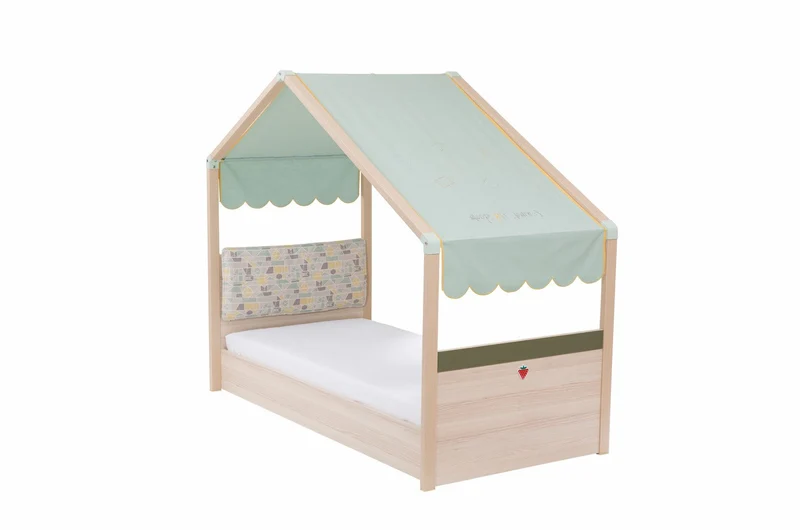 Letto Montessori In Legno 90x200 Cm Con Design Laterale: Comfort E Stile Per Bambini