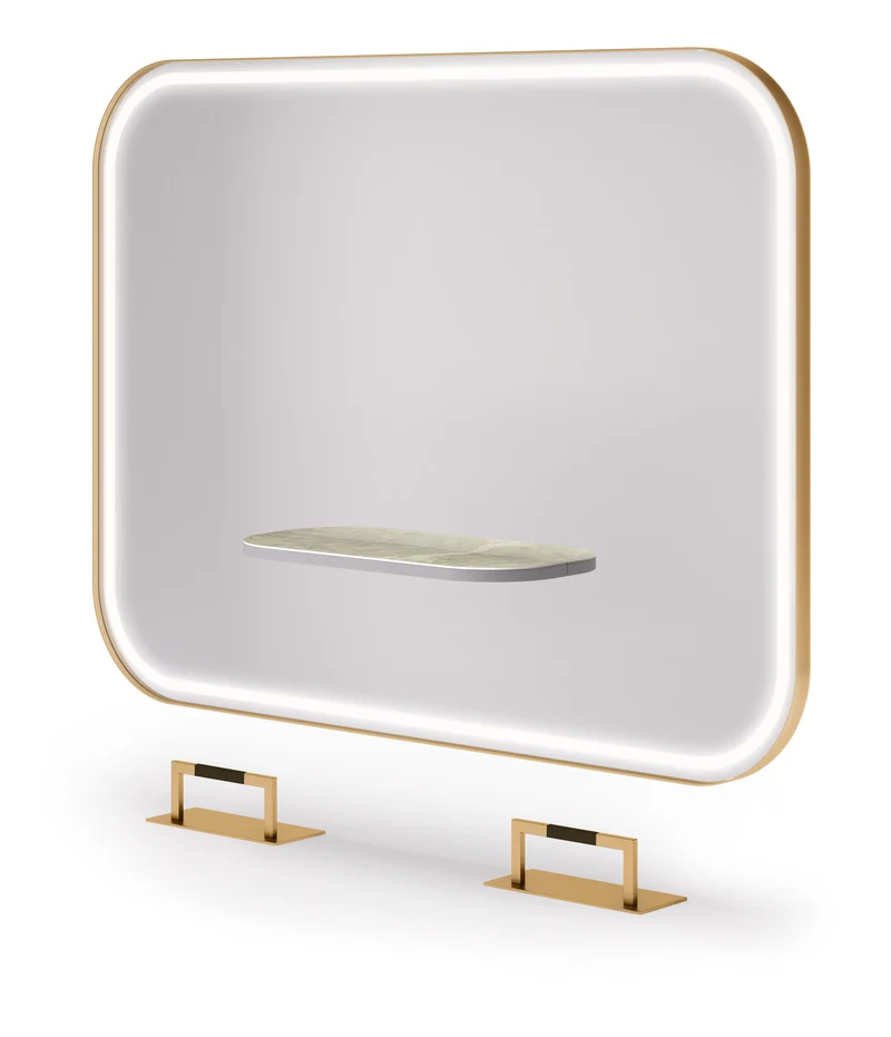 Salondesign24 Lila Frisörspiegel Fancy M