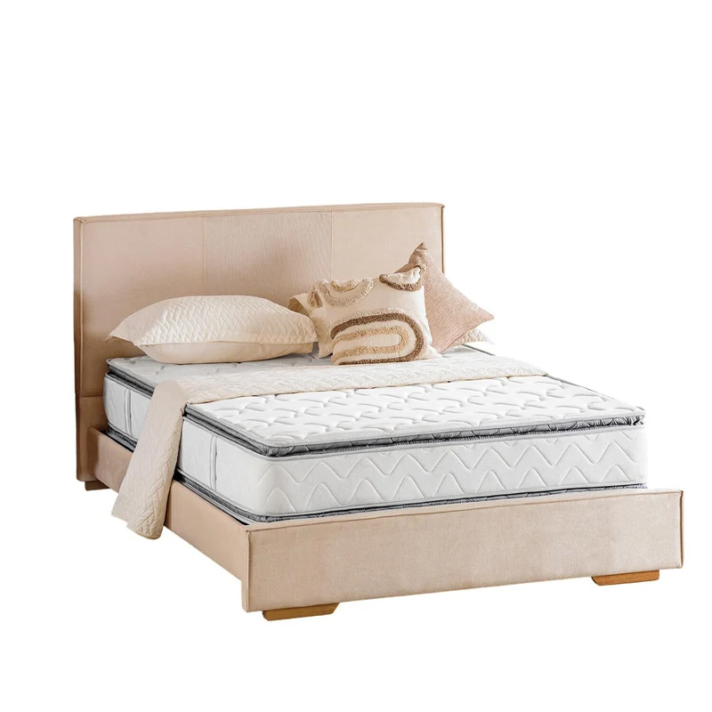 Colchón Sencillo 100X190X30 Valencia Doble Pillow Top (Garantia 7 Años)