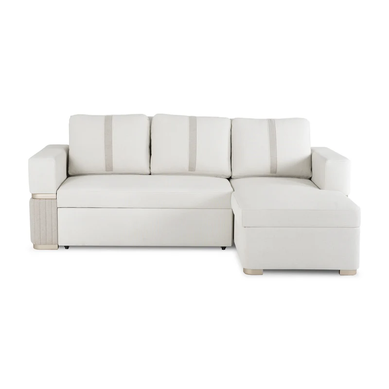 Sala Cama Dior Eurolino Blanco, Champaña Lado Der 2M Brazo Desmontable