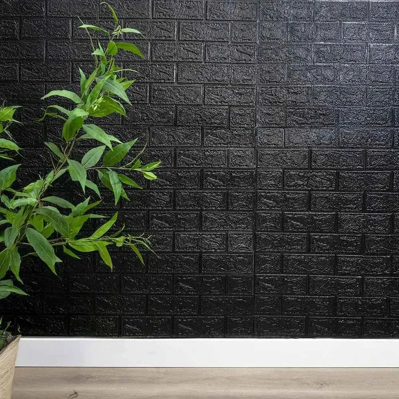 Self-Adhesive Black Panel 77x70 cm